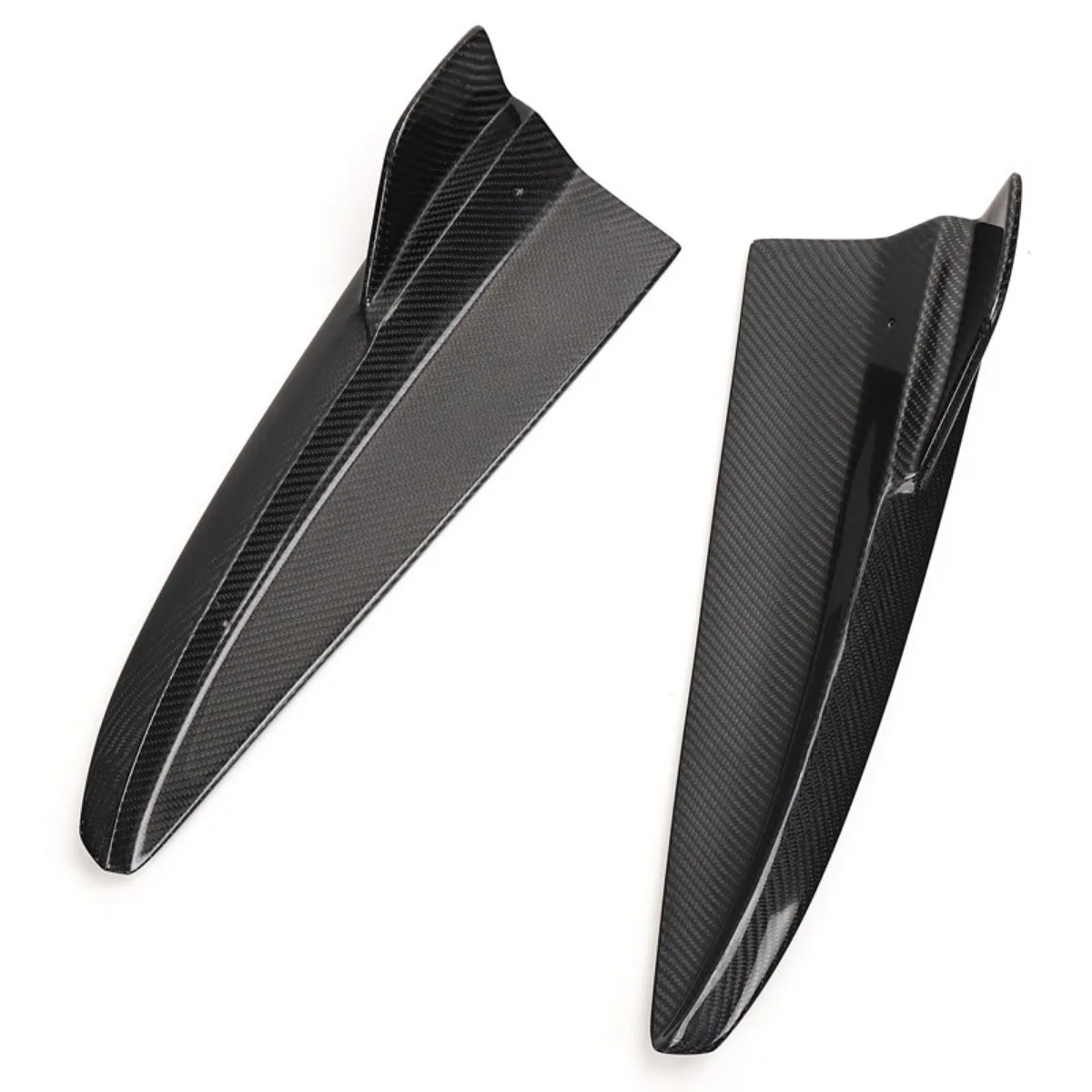 Suitable for Mercedes Benz W205 C63 Surround Modification with Genuine Carbon Fiber Rear Corner Decorative Strip Spoiler