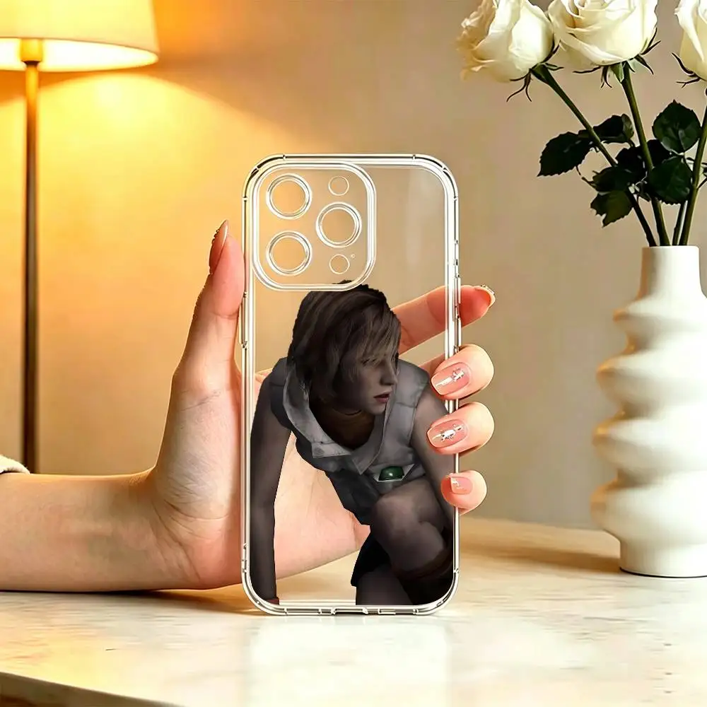 Silent-Hill-3-Heather-Mason Phone Case For iPhone 17 16 15 14 13 12 11 Mini Pro Max Plus Transparent Cover view 2