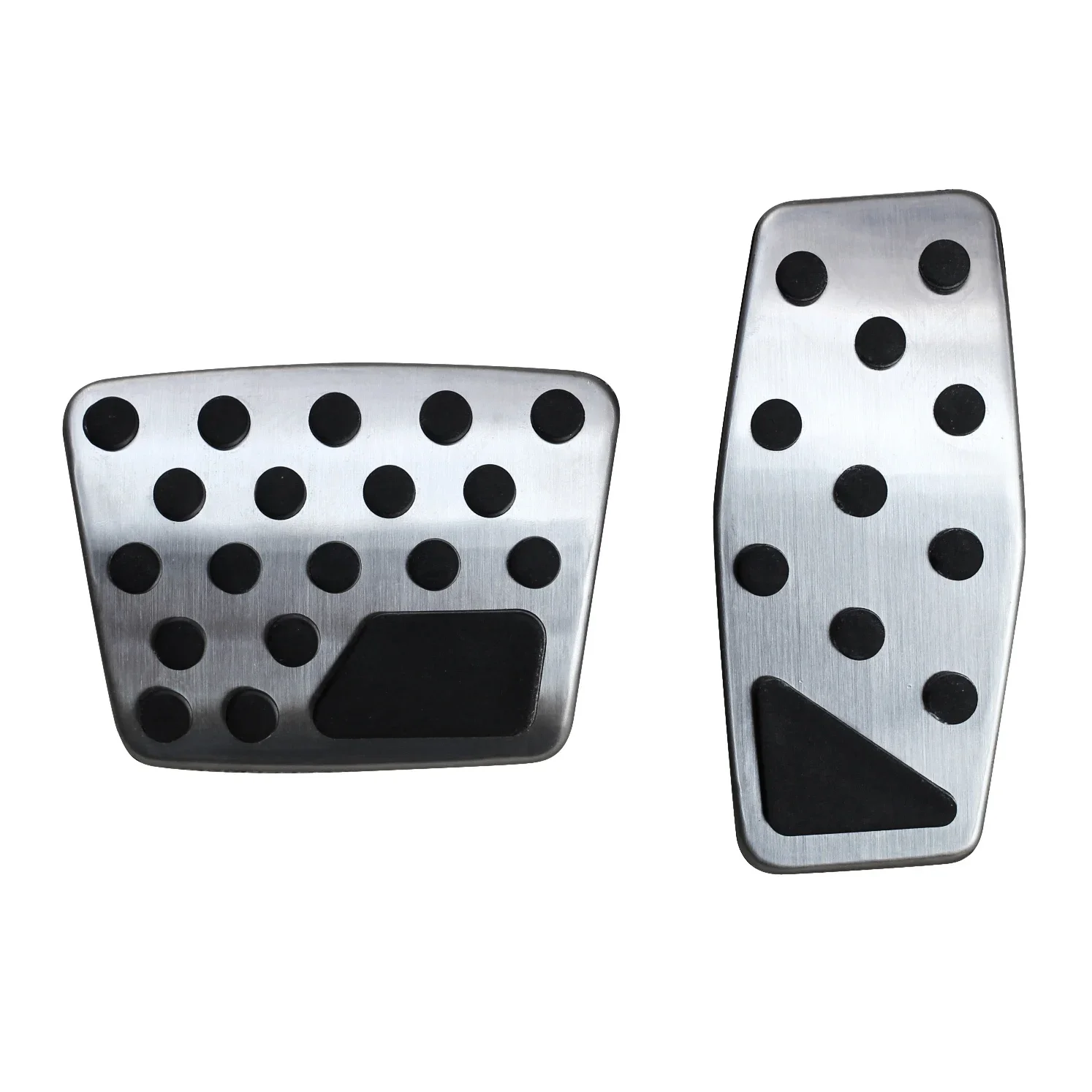 Stainless Steel Foot Brake Gas Pedal Pad Cover For Jeep Compass MP Renegade BU Fiat 500X Accessories