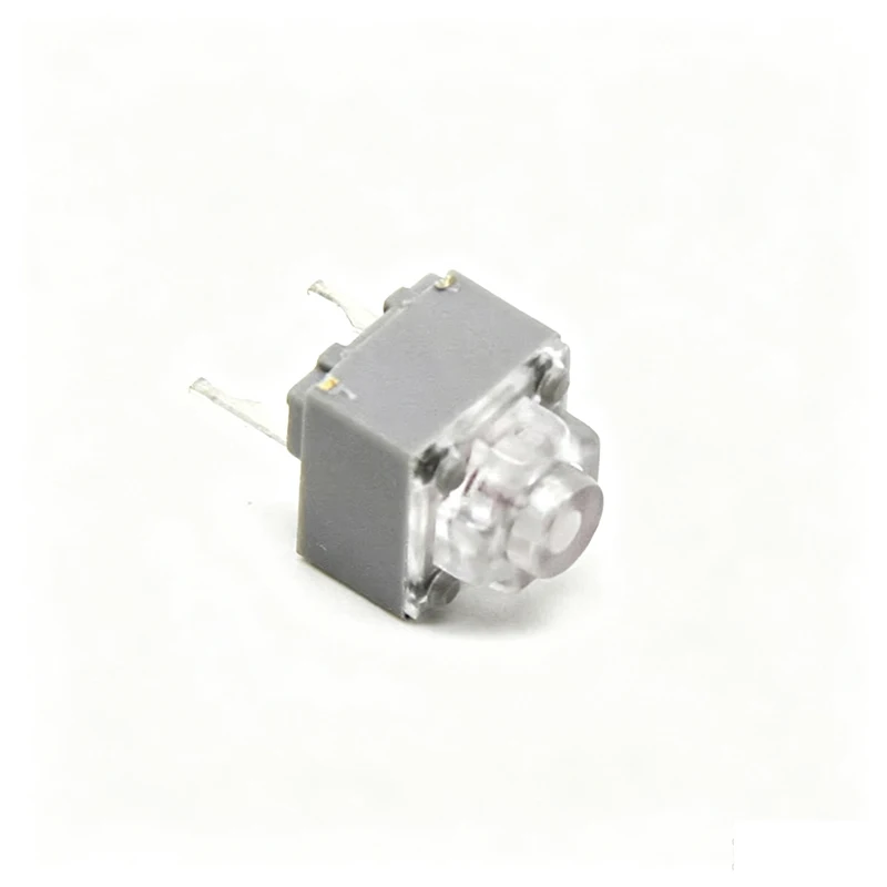 HUANO Original Micro Switch Transparent Shell 6*6*7.3mm Square Silent Mouse Button Rectangle DPI Key Replacement