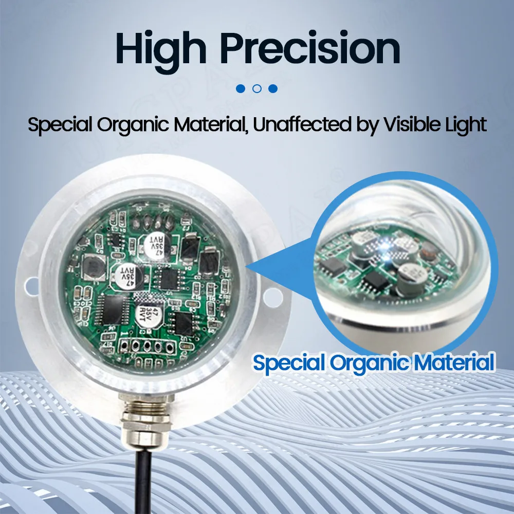 Imagem -03 - Outdoor Weather Rain Gauge Dual Channel Output Rs485 Pulso High Precision Infrared Optical Rain Sensor Module 0.1 mm Resolução