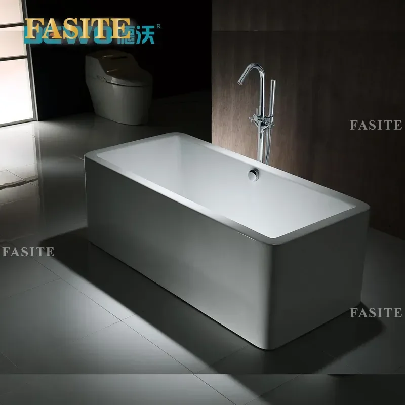 For Small Bathroom Household Acrylic Independent Bubble Pool Adult Bathtub Manufacturer Design Sanitary Ware Space Saving