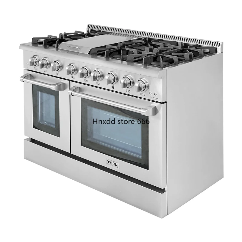 Open kitchen Stainless steel natural gas 48-inch integrated oven