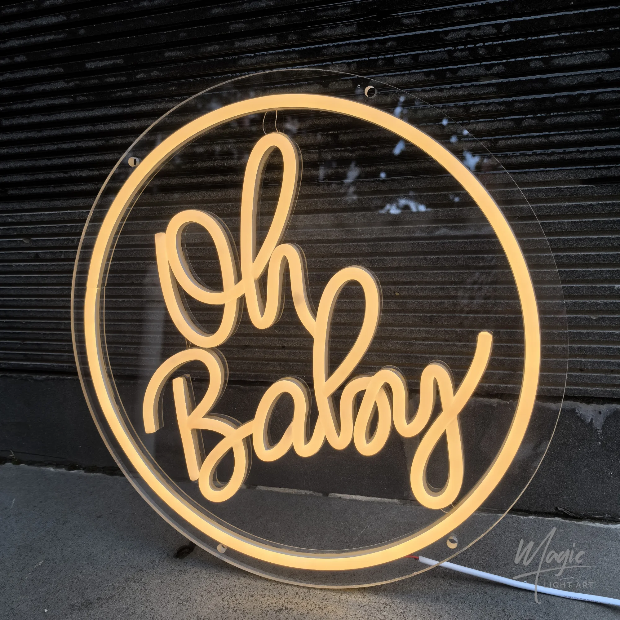 

Неоновая вывеска «Oh Baby» для декора стен, украшение для детской комнаты, неоновая подсветка для дня рождения, вечеринки в честь рождения ребенка, светодиодная USB-лампа