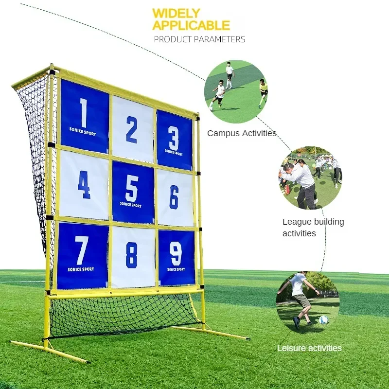 Target Sheet Super 3*3 Multiple Soccer Training Target Net Soccer Goals Portable Football Shooting Target Goal