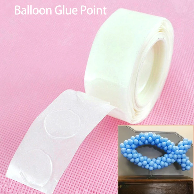 Party Balloon Accessories Glue Point Balloon Fix Gum Clear Double-sided Stickers Without Traces Wedding Birthday Wall Decoration