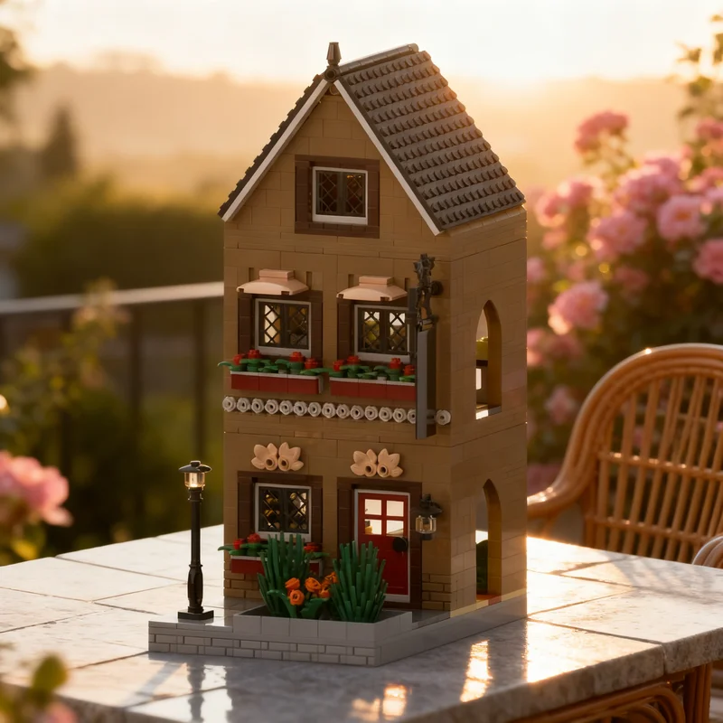 

1061pcs MOC Caribbean Sports Bar Icons Model Building Blocks Architecture Toy DIY Creative Idea Education Festival Gift Brick