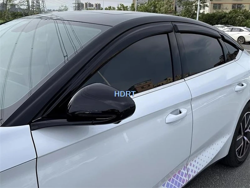 Car Styling Window Visor Sunn Rain Screen Shelter Weather Shield Cover Protector Decoration Accessories For BYD Qin L DMI 2024 +