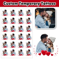 Tatuaje temporal impermeable personalizado, pegatina DIY, tatuaje falso, haz tu propio tatuaje de diseño personalizado para logotipo/boda