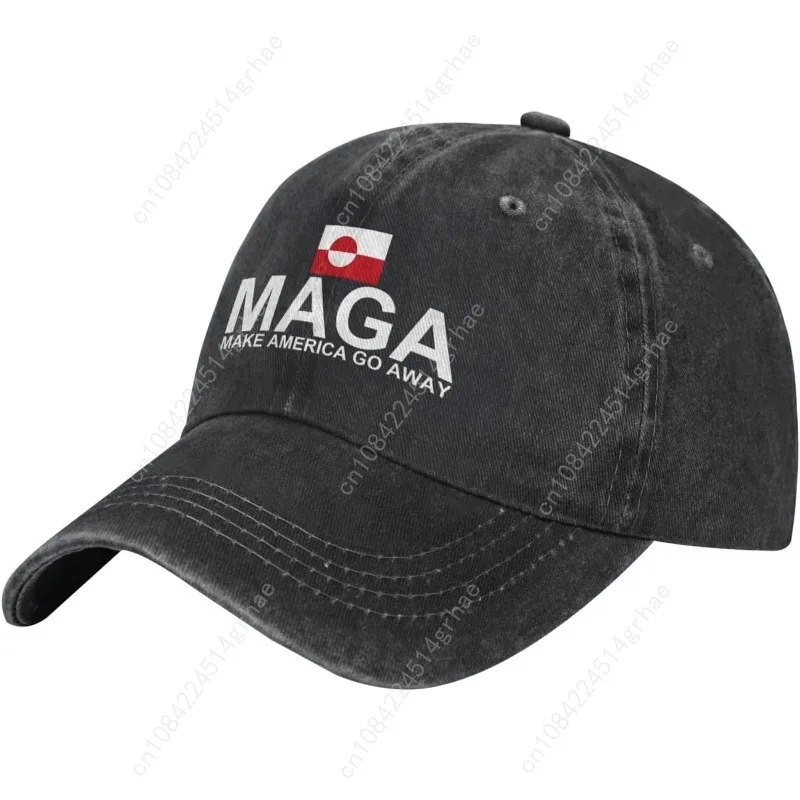 Make America Go Away Cap for Men Greenlanders Greenland Baseball Hats Make America Go Away Hat