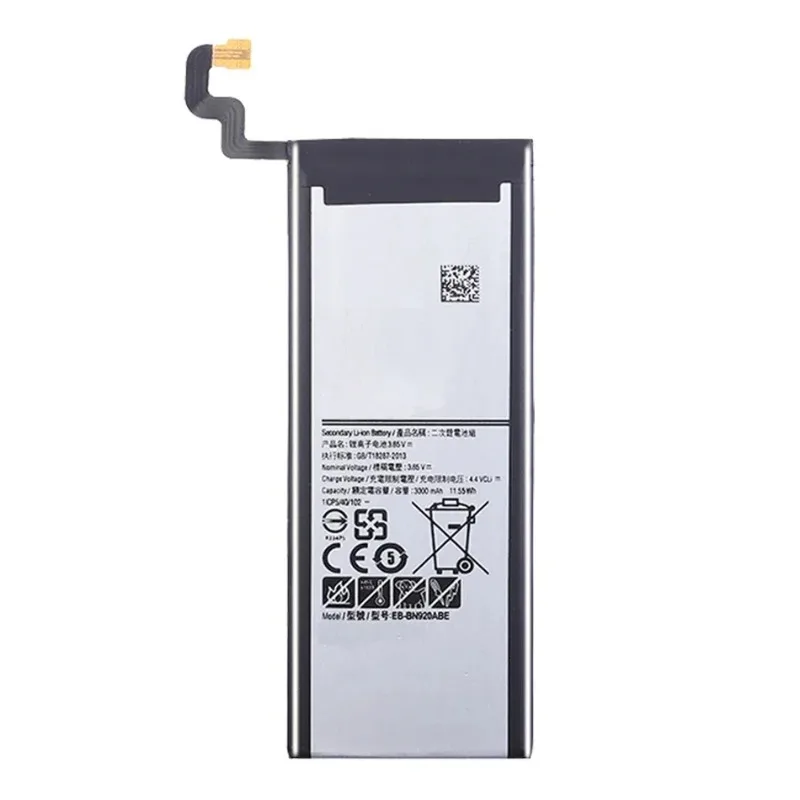 3000mAh 11.55wh Mobile Phone Batteries EB-BN920ABE for Samsung Note5/N9200/N9208/N920VFPTKSLC High-Quality Battery With Tools