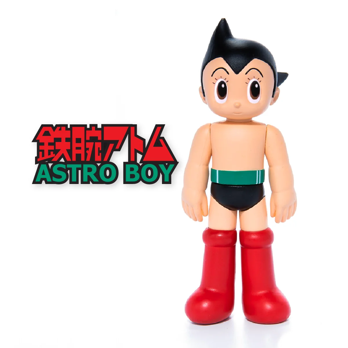 Astro Boy - Standing (Eye Closing) (135mm) (Black) Astro Boy Doll Iron Arm Dark Anime Trend Play Hand Toy Decoration