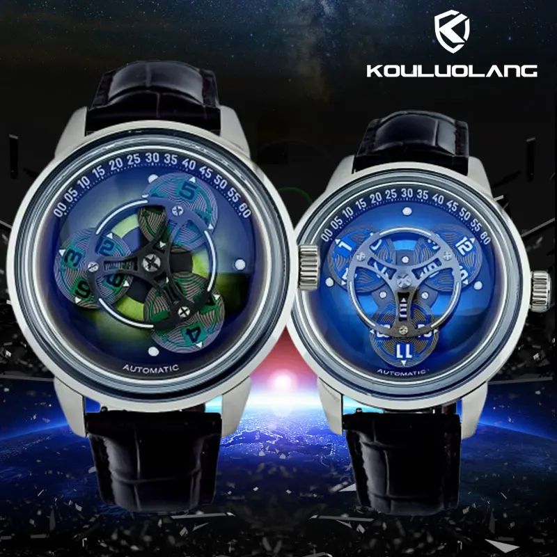 Miyota8215 Automatic Mechanical Movement 42mm kouluolang Men's Luxury Watch 316L stainless steel case high hardness glass