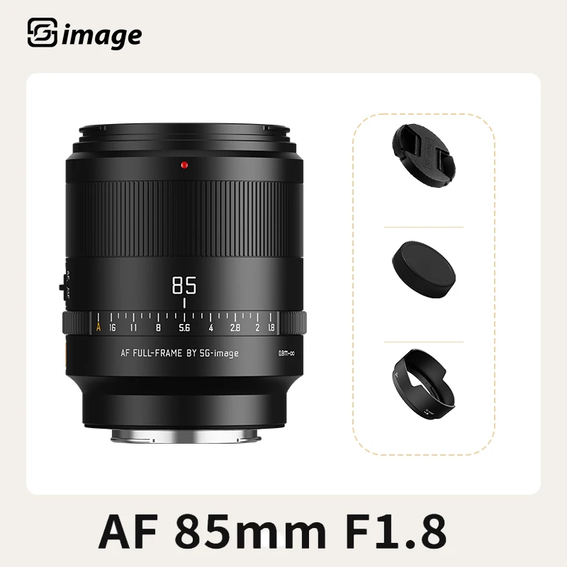 SGimage 85mm F1.8 Full-frame Autofocus Lens AF Portret Groot Diafragma Camera Lens voor Sony E Nikon Z