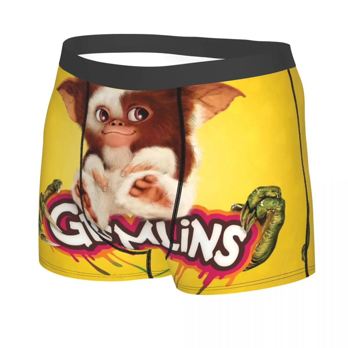 Cuecas Gremlins Boxer masculinas, roupa interior altamente respirável, calções estampados de alta qualidade, presentes de aniversário