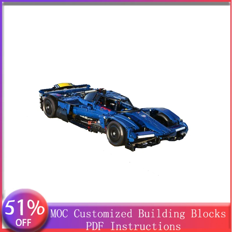 1580 PCS Racing Car V6 super MOC Customize Modular Building Block Popular Simple Technology Kids Model DIY Boy Assembly Toy Gift