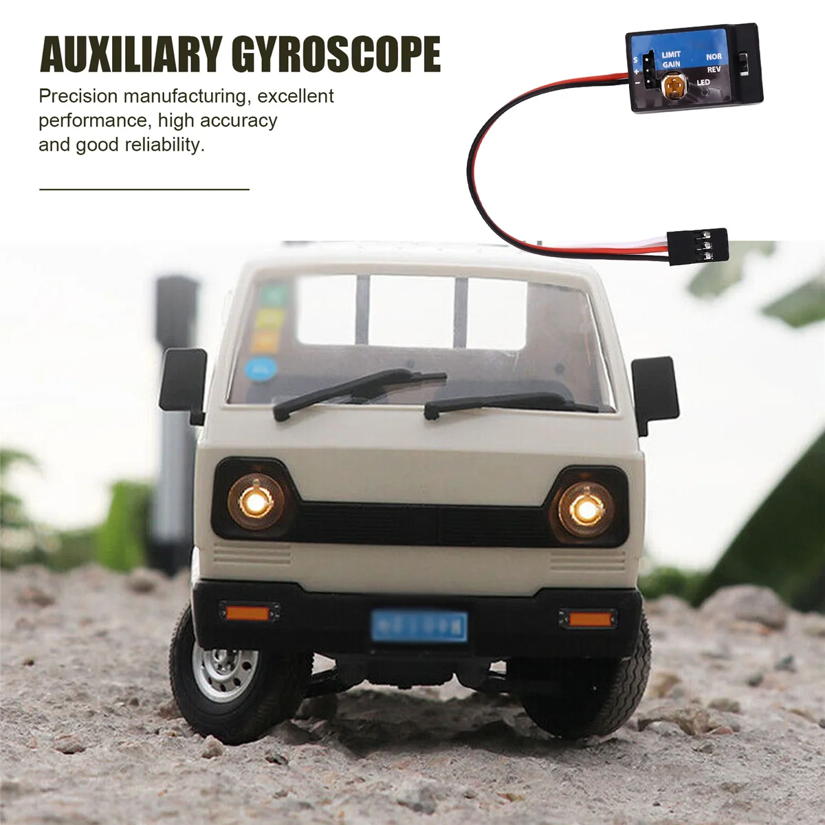 

Новый высокоскоростной вспомогательный гироскоп для дрейфа для WPL D12 Mini Truck Drift Flat Running RC автомобиля вспомогательные модификации аксессуары
