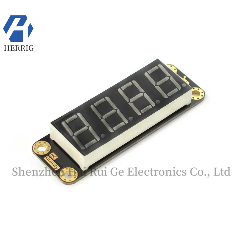 The 4-digit digital tube display module is red and green