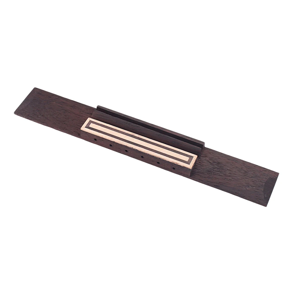 

New String Acoustic Guitar Inlay Maple Rosewood Replacement Parts Rosewood Wood Classical Guitar Bridge