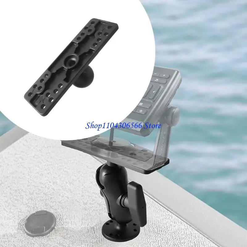 02DD Adjustable 1.5inch Ball Joint Marine Fish Finders Mount For Multiple Fishing Brands