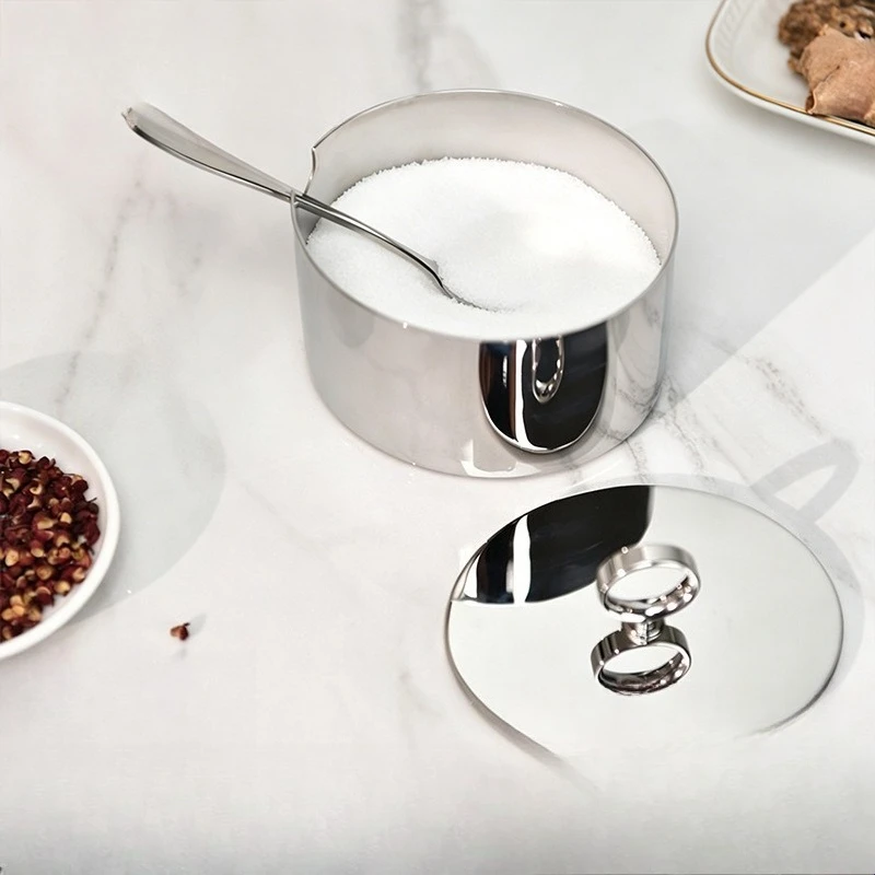 Sealed moisture-proof condiment storage tank, hotel home kitchen seasoning cup