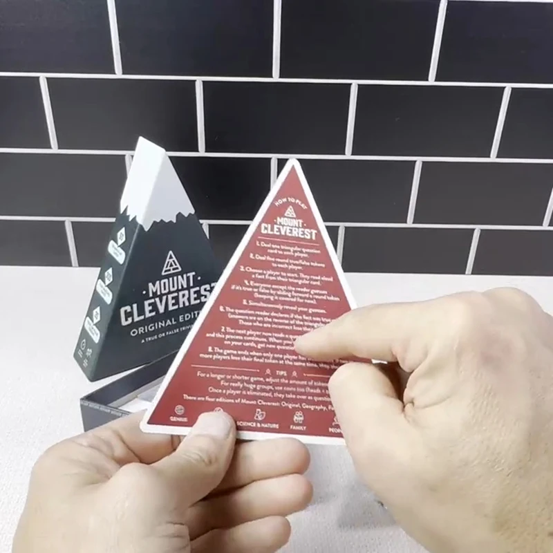 

Семейная карточная игра-викторина: «Правда или ложь», портативная настольная игра для путешествий, викторина, веселая игра для взрослых и детей, семейная карточная игра