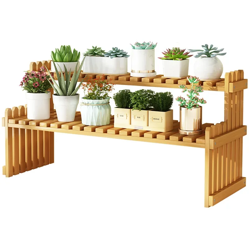 

Floating Window Sill Flower Rack Living Room Floor To Ceiling Succulent Wooden Multi Story Balcony Flower Pot Storage
