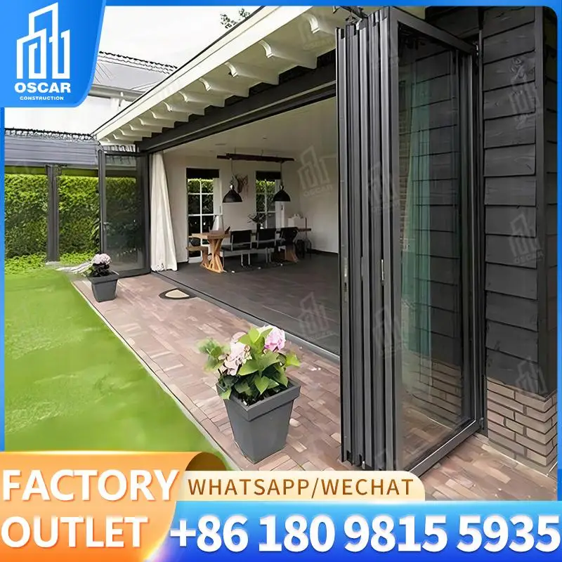 

Customizable Bifold style Doors for Commercial Spaces in US Factory Unique Design Bifold Door