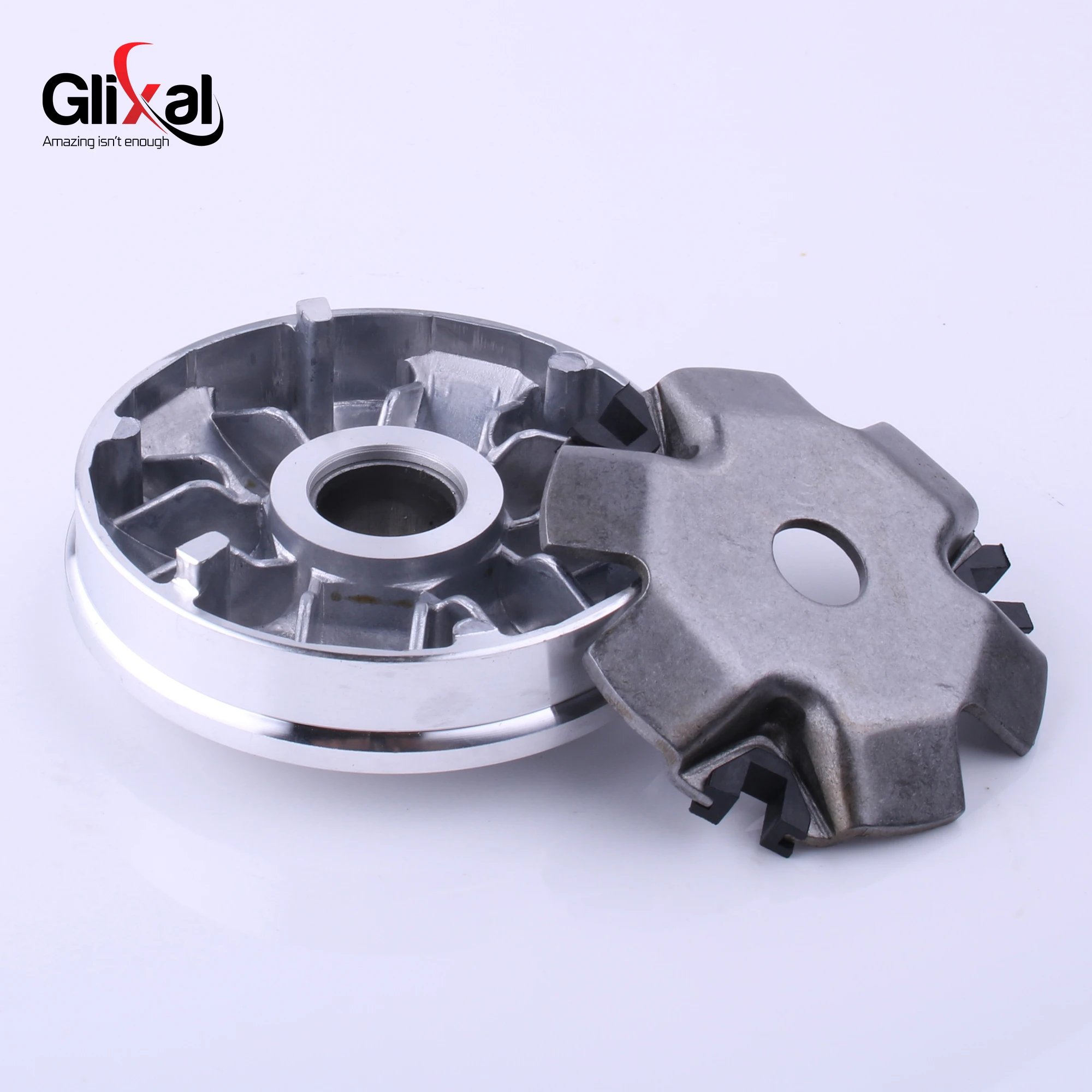 Glixal Complete Variator Kit with Roller Weights for DIO 50 AF62, AF68 Today NVS50 AF61, AF67,  GIORNO AF70 Scooter Moped