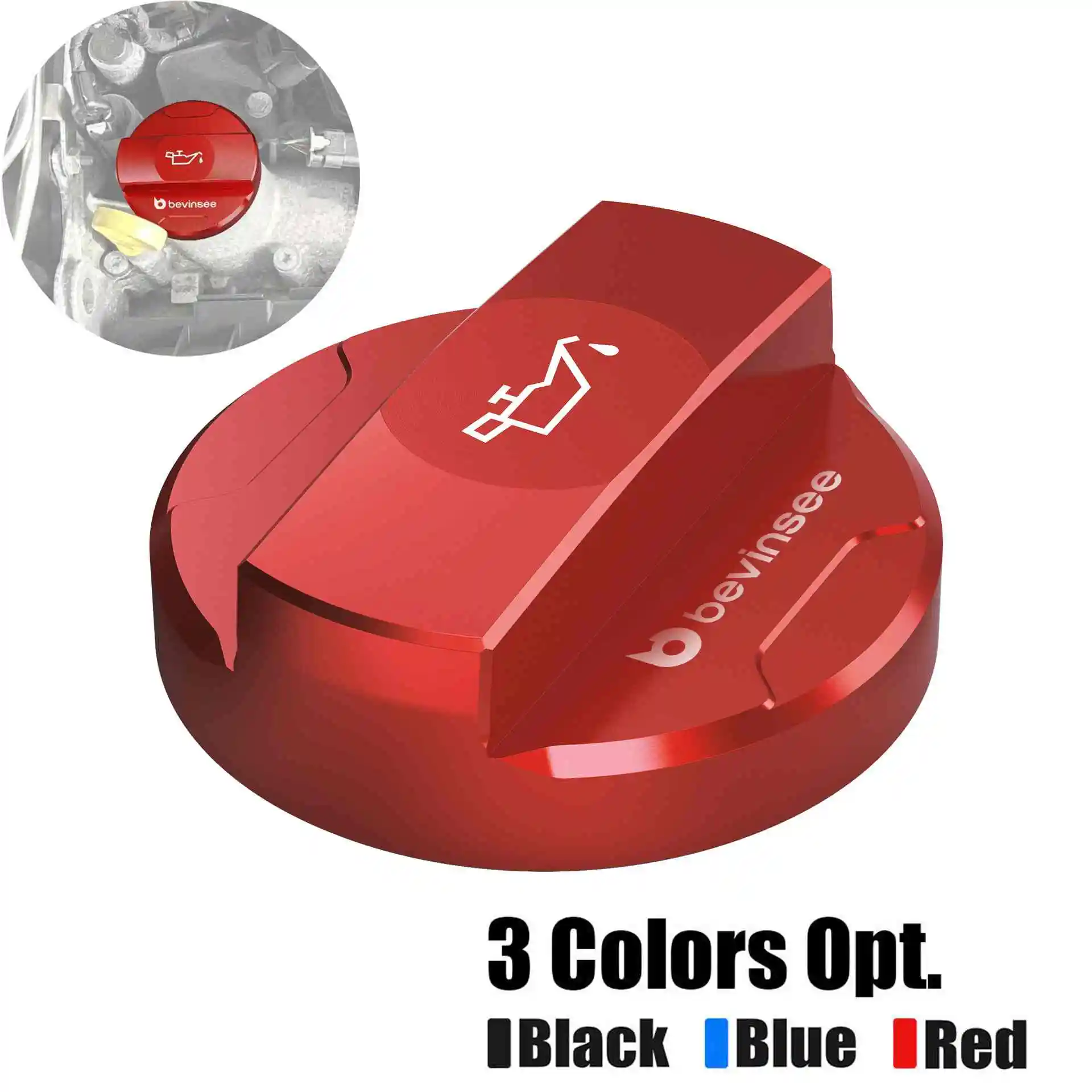 

Aluminum Oil Fill Cap for VW for Golf MK7/7.5 MK8/8.5 MK5 MK6 for Passat B8 for Tiguan MK2 for Polo 5/6, for Audi A3 RS3 8V Q2