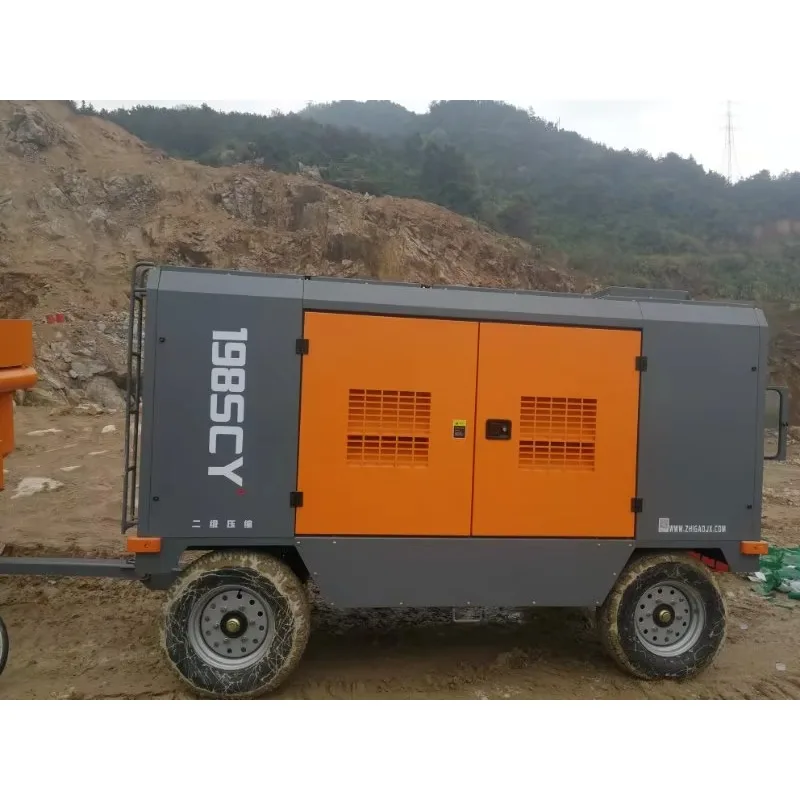 374 Cfm 190 Cfm 200 Cfm Industrial Electric Air Compressor Diesel New For Sale