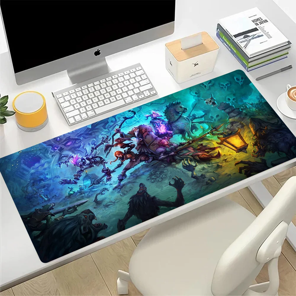 Tibia Large Mouse Pad Gaming Mousepad PC Gamer Computer Office Mouse Mat Silicone Carpet Keyboard Mat Desk Pad Laptop Mausepad