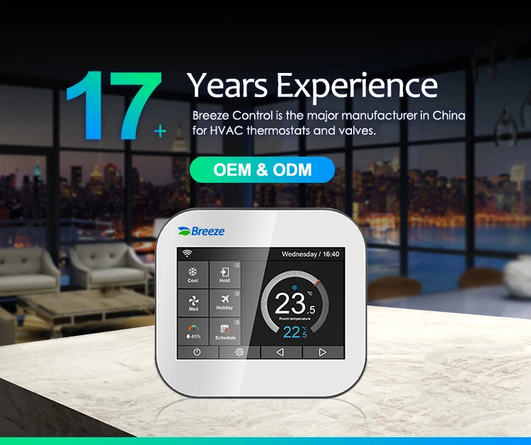 2026 Wifi Home Weekly Programming 0-10v EC Motor Thermostat