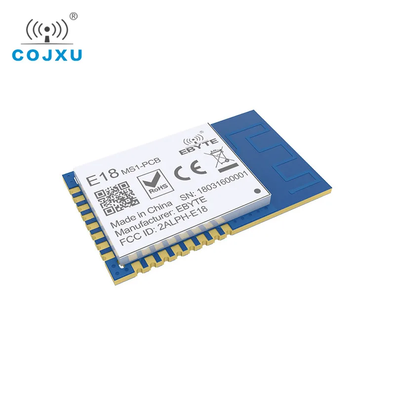 CC2530 지그비 모듈, IO 2.4Ghz, 2.5mW PCB 안테나, IoT uHF 메쉬 네트워크 무선 송수신기, 송신기 수신기 E18-MS1-PCB