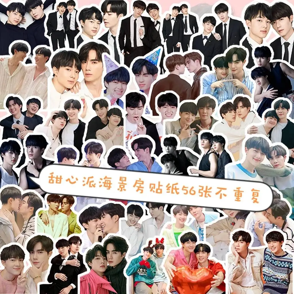 50pcs Thailand Stars Drama Cutie Pie CutiePieSeries Zeepruk NuNew Hia Lian Keau zeenew cute stickers zeenunew gift