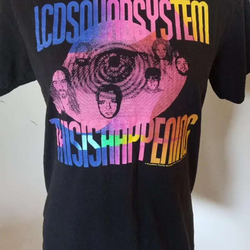 Lcd Soundsystem This Is Happening T Shirt Size Small Black Tultex 2011