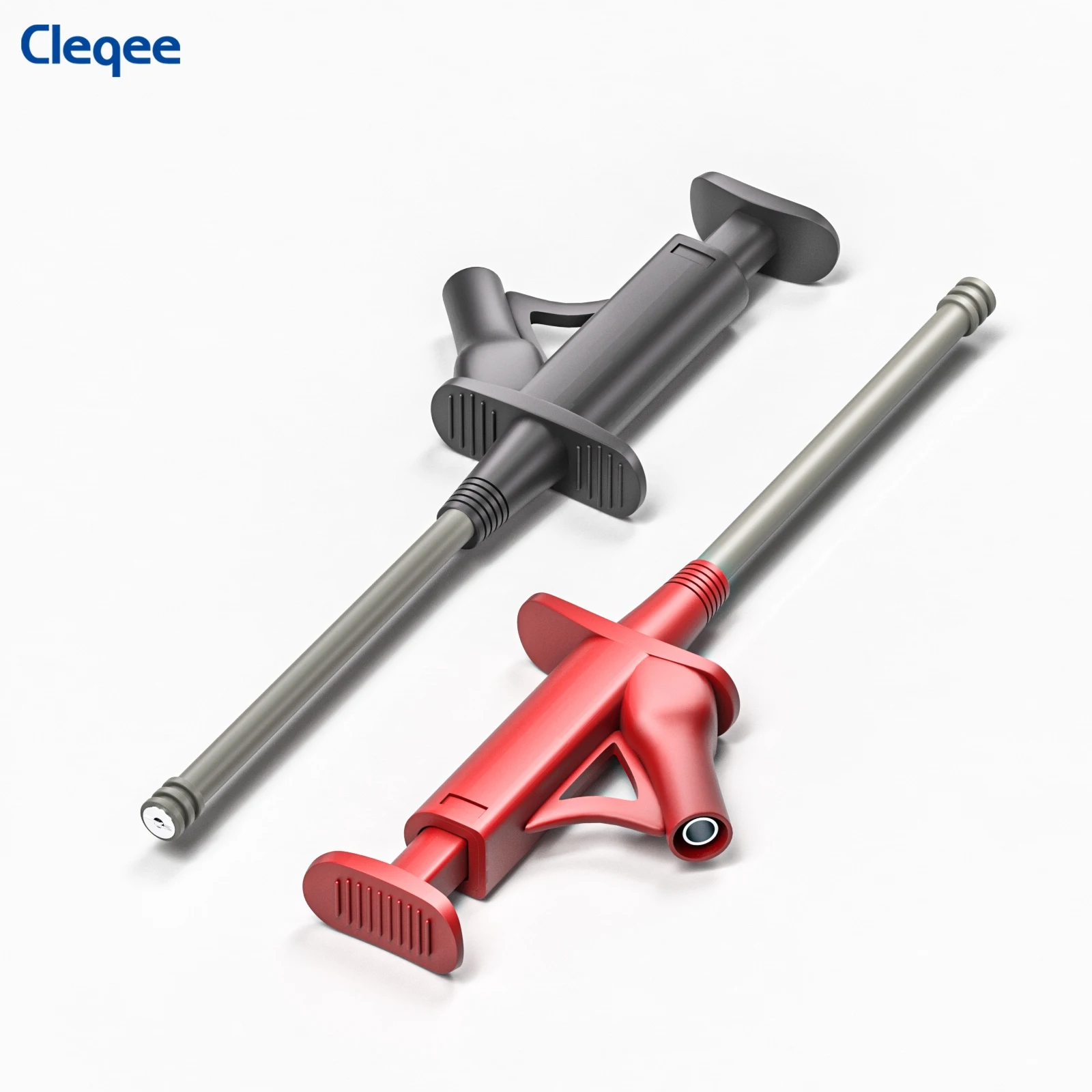 Cleqee P30042 Multimeter Test Hook Clip with 4mm Female Banana Socket Flexible Insulated High Voltage for Electrical Testing