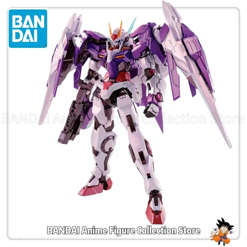 Original Bandai METAL BUILD10th Anniversary Kidou Senshi Gundam 00 GN-0000+GNR-010 00 RAISER High‑output Particle Emission State