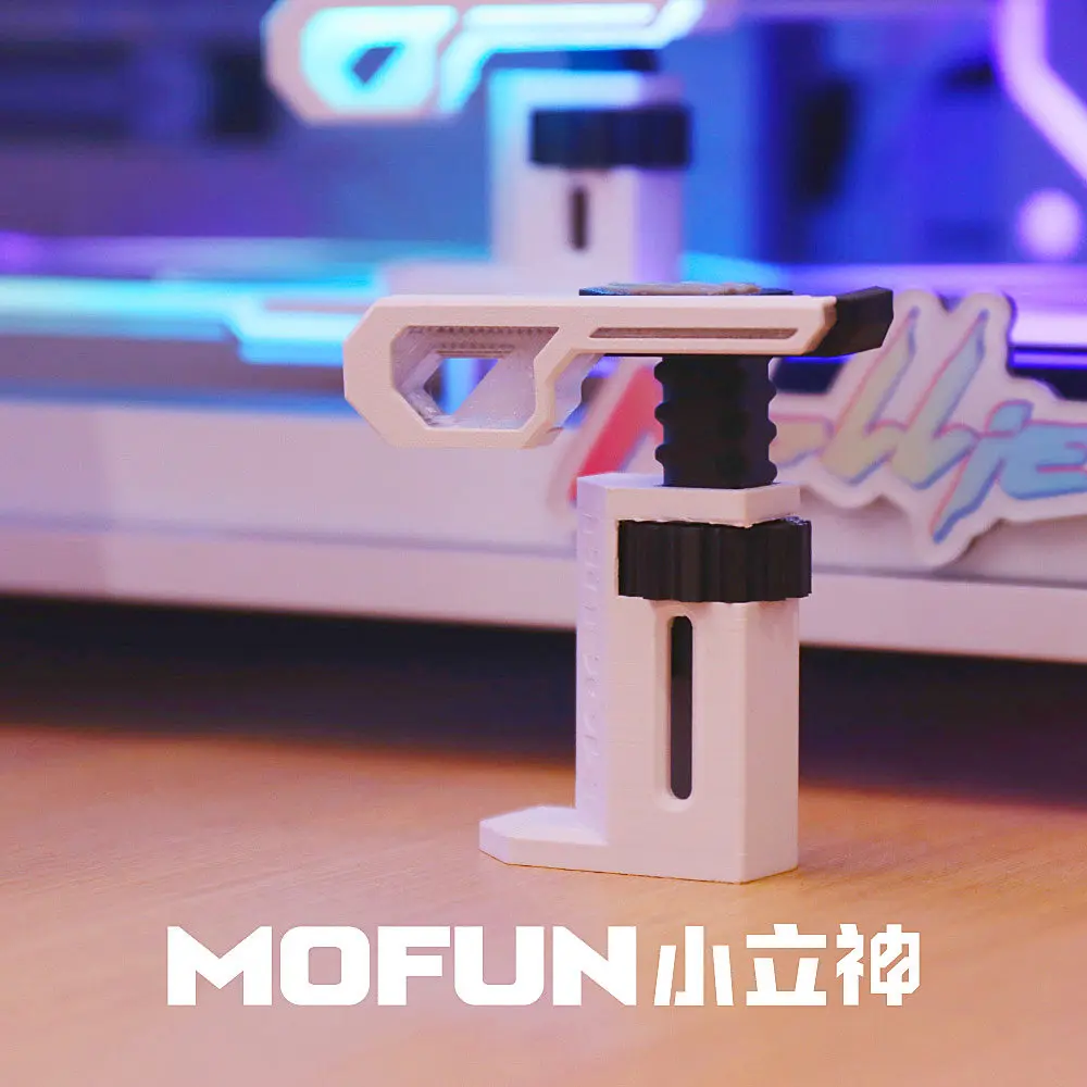 Custom MOFUN ARGB Lit GPU Jack Stand, XiaoLiShen Anti-Sag Bracket, Adjustable Telescopic Rod for Heavy Graphics Cards