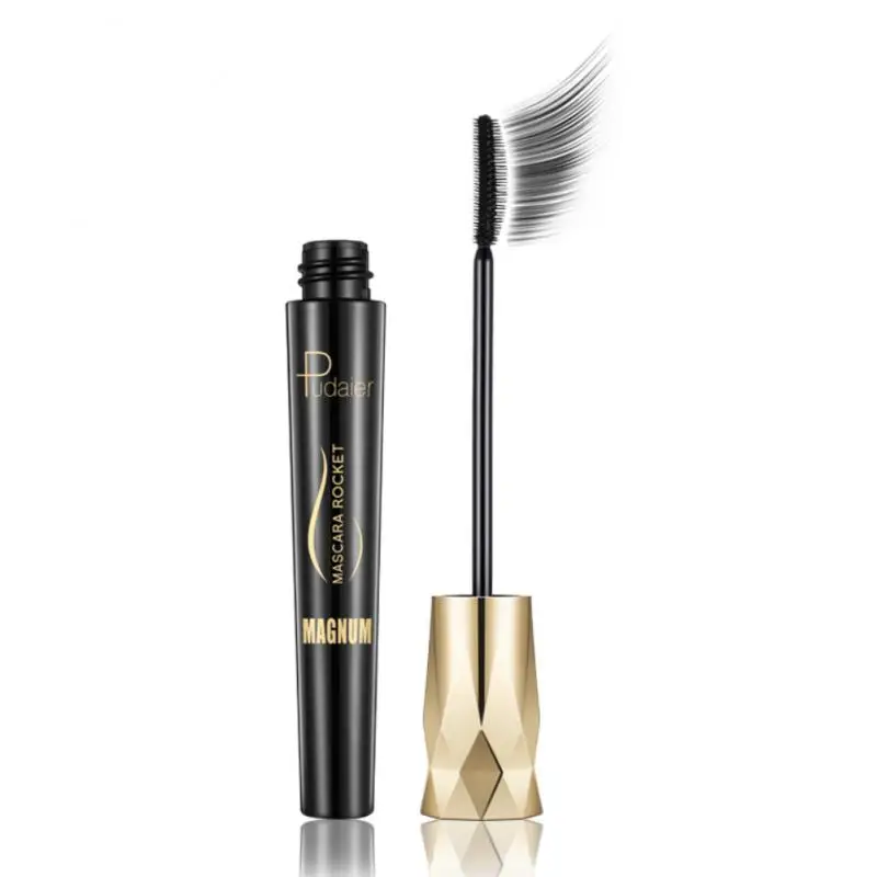 4d Smudge-proof Mascara Zwart Curling Kosteneffectieve Verlenging Volumising Dikke Mascara Waterproof Wimperverlenging Make-up