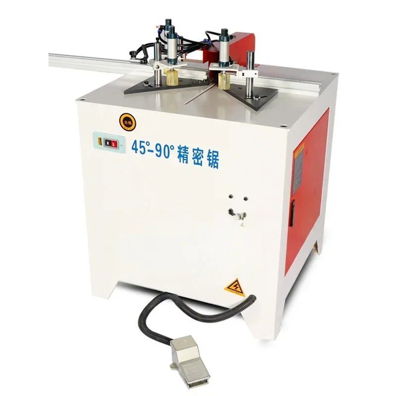 Small 45 Degree And 90 Degree Angle Cutting Machine Photo Wood Angle For Making Frame Aluminum Alloy Plate Cutting Saw