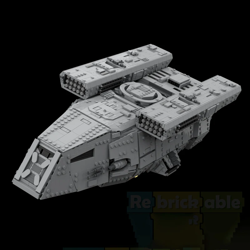 4725pcs MOC Delta Class DX 9 Troop Transport Fractal Star Battle Model Toys Building Blocks Architecture Christmas Gift Brick