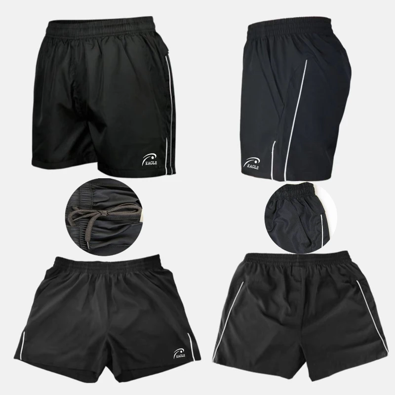 

Quick-Dry Table Tennis Shorts for Men & Women Ping Pong Training Shorts with Drawstring Breathable High Elastic Sports Shorts