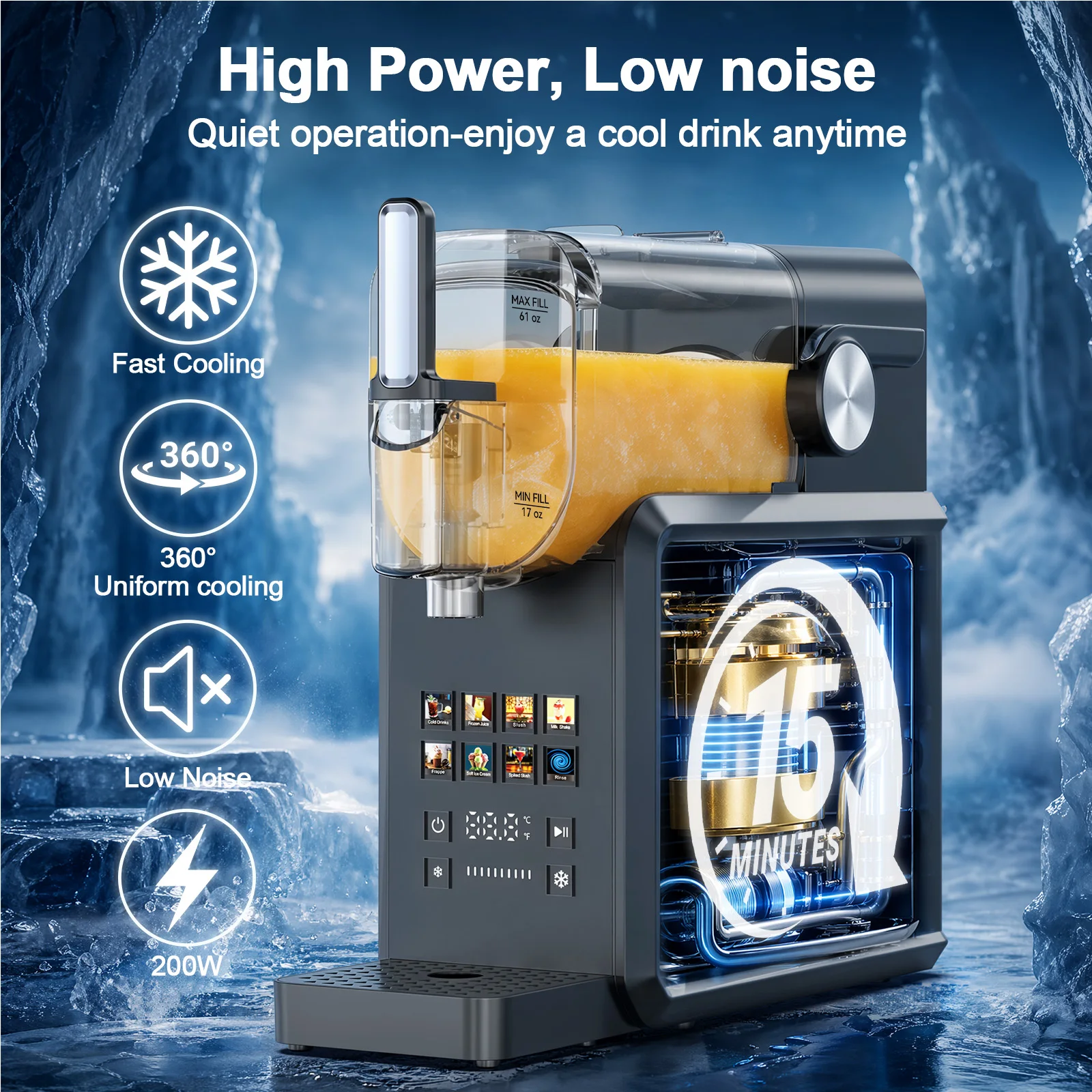 เครื่องทำสเลอชี 2-in-1 ความจุข - Slushy Machine บทวิจารณ์และราคา