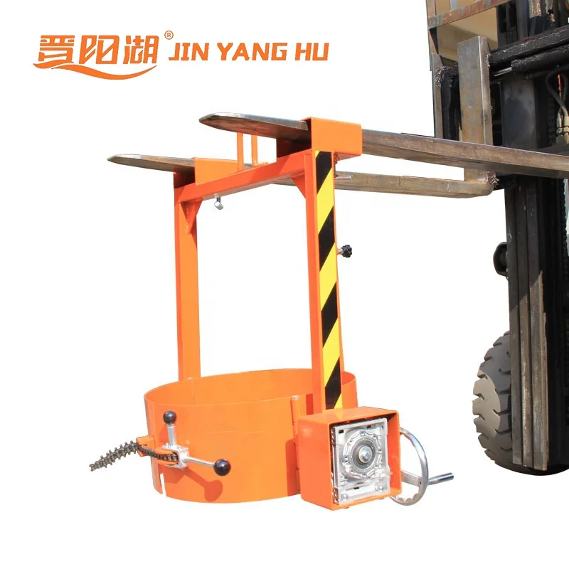 Fork Mounted Oil Drum Carrier and Drum Rotator Handing Carrier for Industrial Warehouse Material Handling Equipment Pro