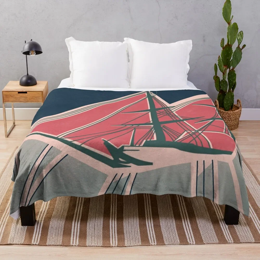 

Terror in the Ice Throw Blanket Soft Comfort Blanket for Reading Watching TV