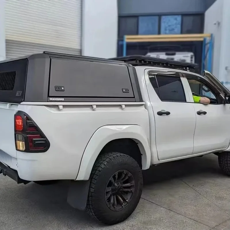 Auto Parts Heavy Duty Aluminium Weatherproof Hardshell Truck Canopy Overland Exterior Tuning Off-Road for Hilux D-Max F150
