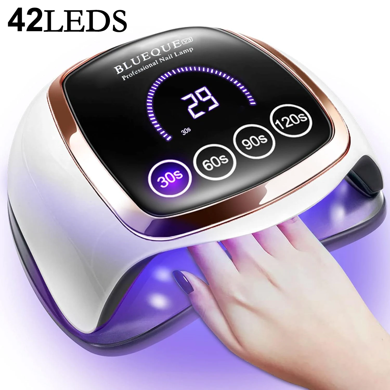 V3 UV LED Nail Lamp Professional Nail Curing Lamps for Home Salon Led Drying Lamps for Nail Equipment Dryer for Gel Polish