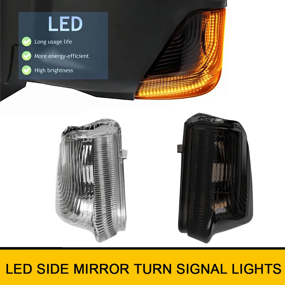 

LED Dynamic Amber Side Mirror Lights For VW Crafter 30-50 Mercedes-benz Sprinter 907 910 Car Indicator Lamps No Error