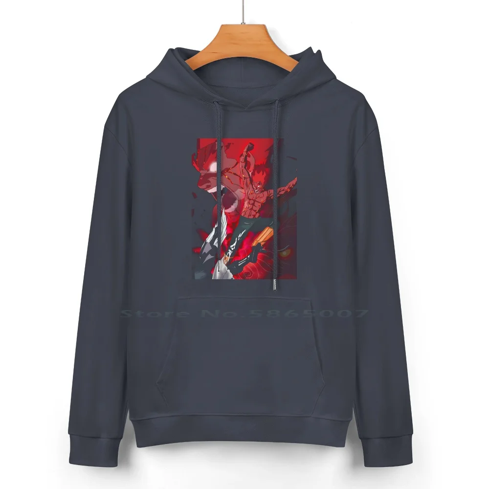 Ga? Maito-The 8 Heavenly Gates Pure Cotton Hoodie Sweater 24 Colors Gaimaito Shippuden Madara Dragon 8gates Fire 100% Cotton